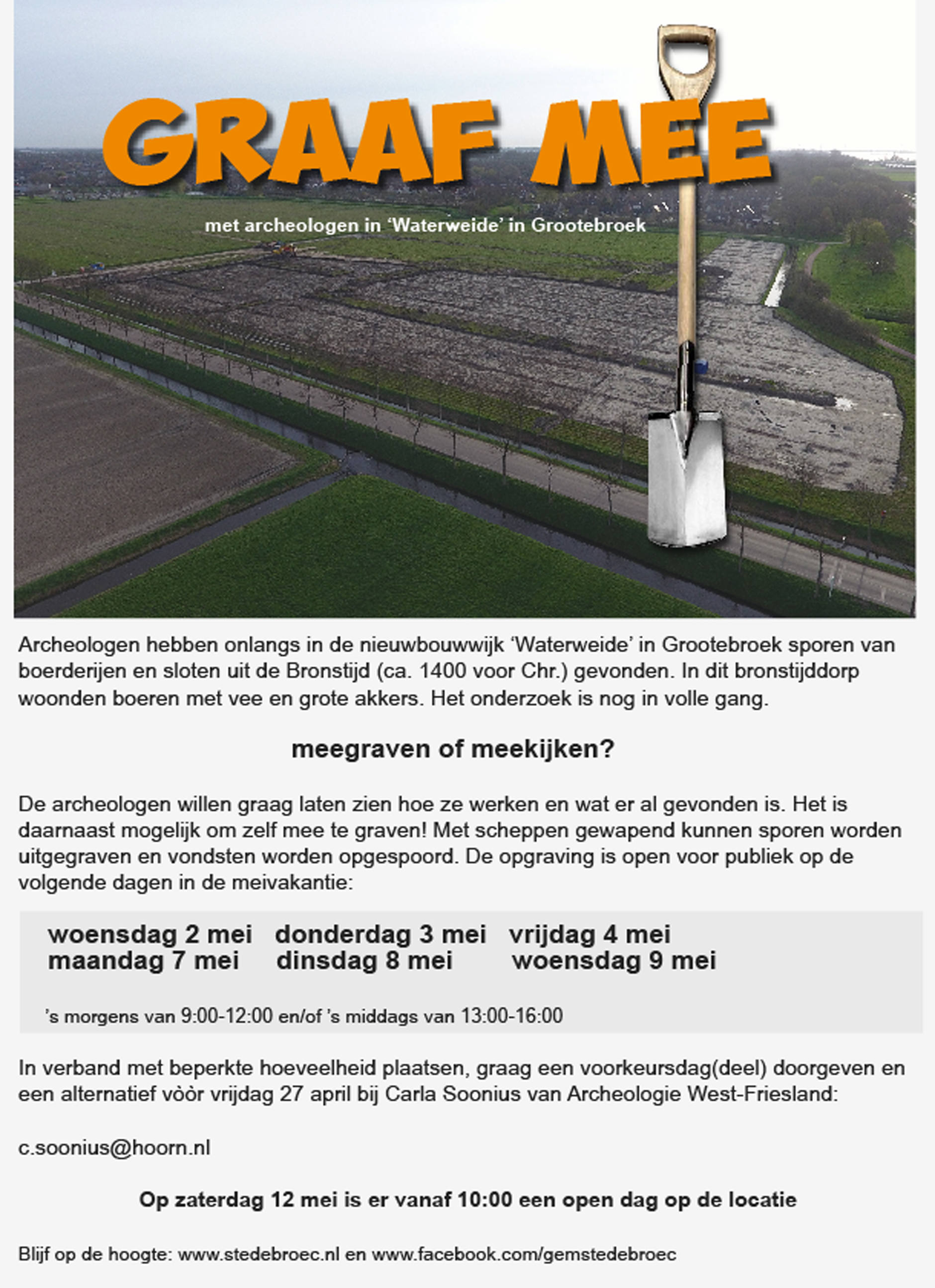 Graaf mee met de archeologen